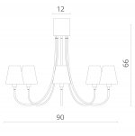 Светильник потолочный Divinare 7302/03 PL-8 BUCANEVE