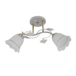 Люстра на 2 лампы Colosseo 73039/2C золотая патина