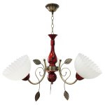 Люстра классическая Экономсвет 73102/3RD+AB WT