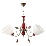 Люстра классическая Экономсвет 73103/3RD+AB WT