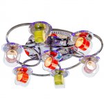 Люстра галогенная Экономсвет 7323/7CR RC WTBLLED