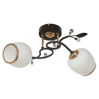 Потолочный светильник Экономсвет 7337/2RD+GD WT