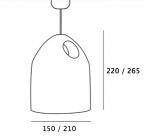 Подвесной светильник Large Oak D21 ImperiumLoft 73480-22
