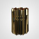 Подвесной светильник Tom Kirk Facet Pendant Gold ImperiumLoft 73873-22