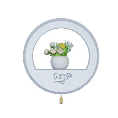 074110,27 Бра Орнамент белый h4 d22 Led 26W (3000+4000k + розовая подсветка) Kink light