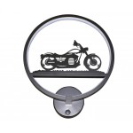 Светильник бра МОТОЦИКЛ черный w30*8 h-35 LED 18W (4000K) Kink light 74110,5