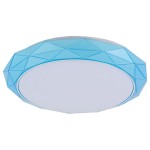 Светильник диммируемый КРИСТАЛЛ голубой d-50 h-7 Led 72W (3000-6000K) с пультом ДУ Kink light 74133,05