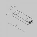 Комплектующие к светодиодной ленте Maytoni 742002 Контроллеры для светодиодной ленты