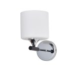 Светильник бра классическое Экономсвет 74219/1wCR+BK WT