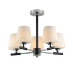 Светильник классический 74219/5CR+BK WT Экономсвет