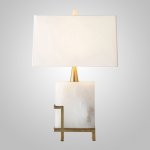 Настольная лампа Art-Deco White marble Lamp ImperiumLoft 74272-22