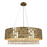 Люстра подвесная золотая мозаика Lightstar 743162 Bezazz