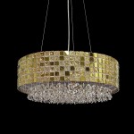 Люстра подвесная золотая мозаика Lightstar 743162 Bezazz