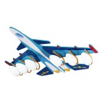 Светильник БОМБАРДИРОВЩИК голубой w95*95 h20 6*E14+71*0.05W LED. С пультом ДУ Kink light 74506