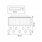 Люстра потолочная Lightstar 745094R Cappe