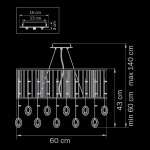 Люстра Lightstar 745124 CAPPE