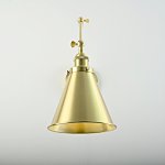 Бра Gloce Cone Shade Loft Industrial Metal Tall Gold ImperiumLoft 74698-22