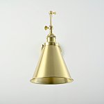 Бра Gloce Cone Shade Loft Industrial Metal Tall Gold ImperiumLoft 74698-22
