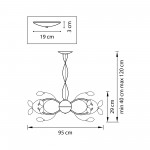 Люстра подвесная Lightstar 747164 Tenalia