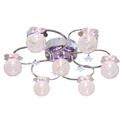 Потолочный светильник Экономсвет 7477/7CR RC WTPURLED