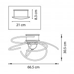 Люстра потолочная Lightstar 748094 Ciclone