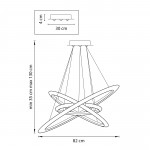 Люстра подвесная Lightstar 748142 Saturno