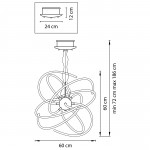 Люстра подвесная Lightstar 748154 Ciclone