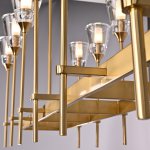 Люстра RH TORCHE DE VERRE Linear Chandelier 12 ImperiumLoft 74929-22