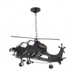 Подвесной светильник вертолет АППАЧИ черный w35*75 h30-67 Led 37W 4000К Kink light 7495
