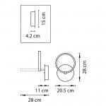 Светильник бра Lightstar 749614 Breve