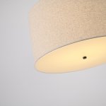 Люстра RH ROUND Linen Shade Pendant ImperiumLoft 75147-22