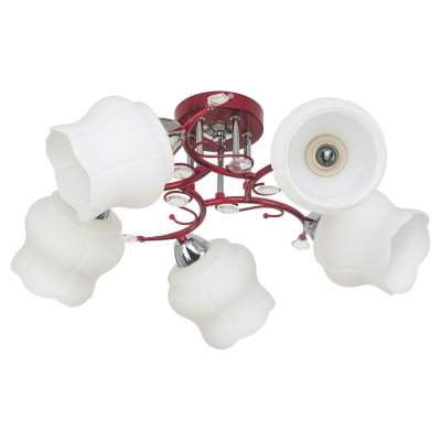 Люстра эконом Экономсвет 7519/5RD WT