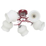 Люстра эконом Экономсвет 7519/5RD WT