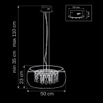 Люстра подвесная Lightstar 752084 Acquario