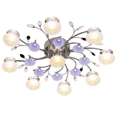 Люстра галогенная Экономсвет 7532/9CR RC WTBLLED