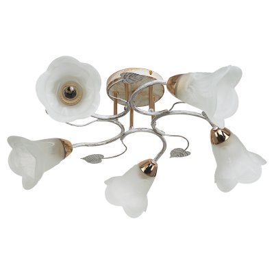 Светильник ЭкономСвет 7536/5FGD+WT WT