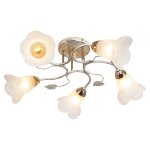 Светильник ЭкономСвет 7536/5FGD+WT WT