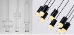 Люстра Vibia Wireflow Chandelier 0378 LED Suspension 42 lamp ImperiumLoft 75393-22