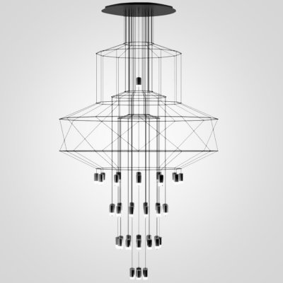 Люстра Wireflow Chandelier 0374 Suspension lamp ImperiumLoft 75394-22