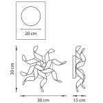 Светильник бра Lightstar 754648 Turbio