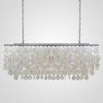 Люстра rectangle SHELL Chandelier 2 cascades ImperiumLoft 75535-22