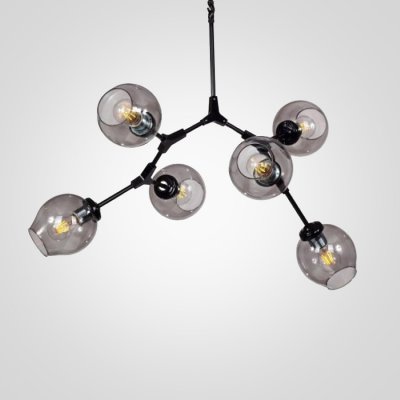 Люстра Branching Bubble Chandelier 6 Black ImperiumLoft 75613-22