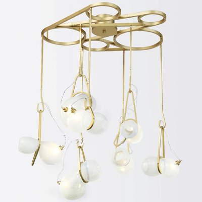 Люстра White glass trap ImperiumLoft 75628-22