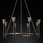 Люстра TORCHE DE VERRE Round Chandelier 8 ImperiumLoft 75676-22