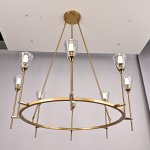 Люстра TORCHE DE VERRE Round Chandelier 8 ImperiumLoft 75676-22