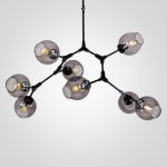 Люстра branching bubble Chandelier 8 Black ImperiumLoft 75709-22