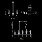 Люстра подвесная Lightstar 757104 Owio