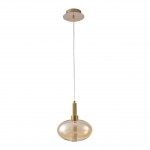 Подвес ЛАРКИ янтарный d21 h150 Led 1*5W Kink light 7573,03