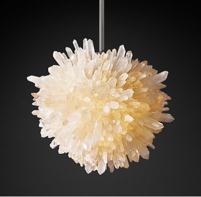 Люстра на штанге RH QUARTZ CRYSTAL абажур из кристаллов кварца