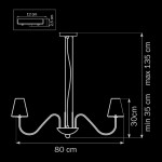 Люстра подвесная Lightstar 758084 Diafano